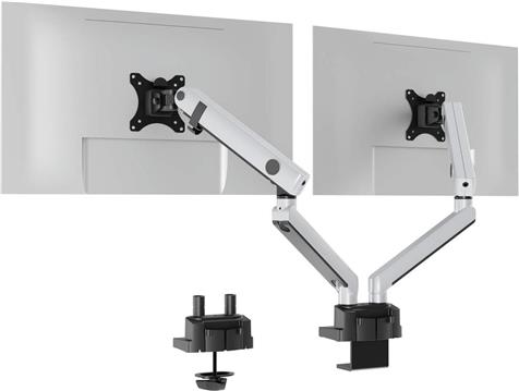 DURABLE monitor holder. SELECT PLUS m arm f 2 months table. Sil.