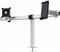 DURABLE monitor mount PRO 1Mon. 1tablet table diameter silver.