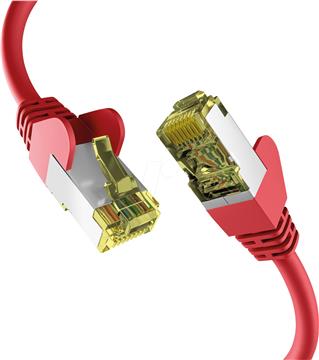 EFB CAT6a ROT 0,50m Patchkabel S/FTP PIMF