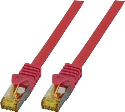 EFB CAT6a ROT 1m Patchkabel S/FTP PIMF