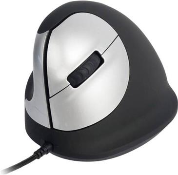 R-Go HE Mouse, Ergonomic mouse, Medium (165-195mm), Left Handed, wired