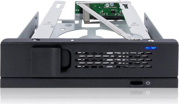 We-Ra. IcyDock 1x 3.5" SATA in 1x 5.25" bay mobile rack fanl