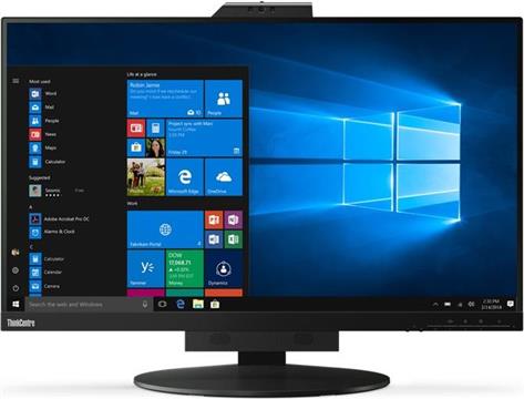 69cm/27" (2560x1440) Lenovo ThinkCentre Tiny-in-One 27 16:9 QHD 60Hz 4ms HDMI DP USB Pivot Speaker Black