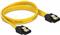 SATA, 6Gbps, straight/straight, 0.3m, Yellow