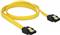 SATA, 6Gbps, straight/straight, 0.7m, Yellow