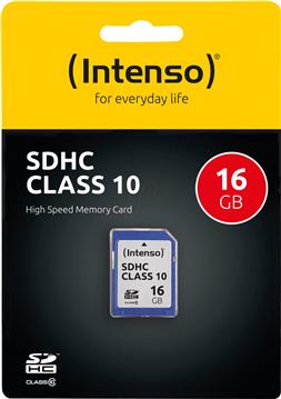 16GB SDHC, Class 10