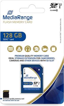 MediaRange SD Card 128GB SDXC CL.10 UHS-1