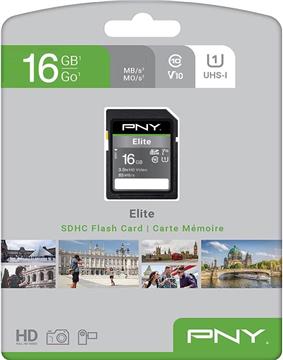 SD HC Card 16GB PNY Elite R100MB/s retail