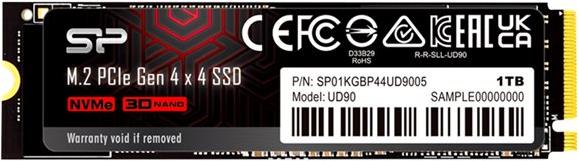 SSD 1TB Silicon Power PCI-E UD90 Gen 4x4 NVMe 3D Nand TLC