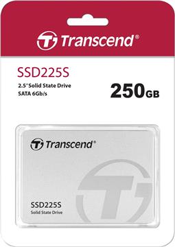 SSD 250GB Transcend 2,5" (6.3cm) SSD225S, SATA3, 3D TLC