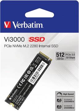 SSD 512GB Verbatim Vi3000 PCIe NVMe M.2