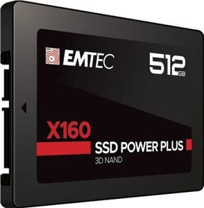 EMTEC SSD 512GB 3D NAND X160 2,5" Intern bulk