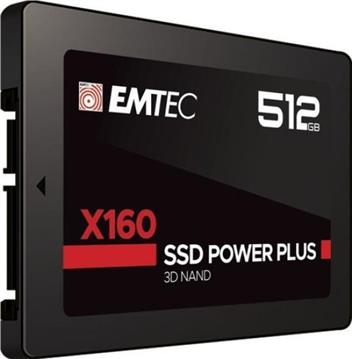 EMTEC SSD 512GB 3D NAND X160 2,5" Intern bulk