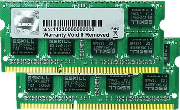 G.Skill SQ Serie 8GB DDR3 SO-DIMM Kit , 