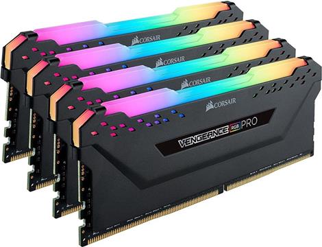 DDR4 64GB PC 3600 CL18 CORSAIR KIT (4x16GB) VENGEANCE RGB retail