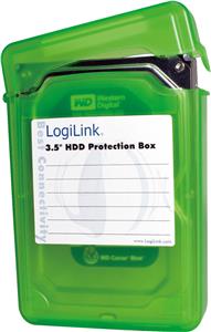 HDD Protection Box for 8.89 cm (3.5") HDDs, Green