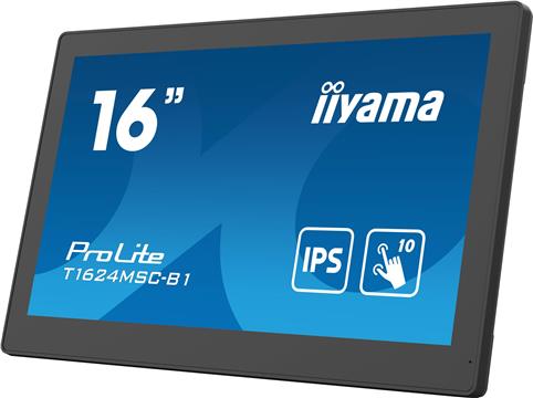 IIYAMA 39.5cm (15,6") T1624MSC-B1 16:9 M-Touch HDMI+USB