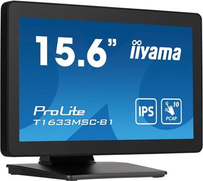 IIYAMA 39.5cm (15,6") T1633MSC-B1 16:9 Touch HDMI+DP+USB retail