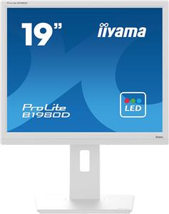 IIYAMA 48.0cm (19") B1980D-W5 5:4 VGA+DVI Lift white retail