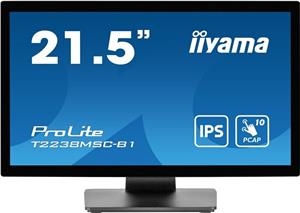 IIYAMA 54.5cm (21,5") T2238MSC-B1 16:9 M-Touch HDMI+DP+USB retail