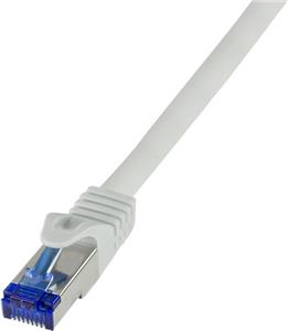 Logilink patch kabel Ultraflex, Cat.6A, S/FTP, sivi, 50 m