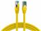 EFB RJ45 patch kabel S/FTP, Cat.6A, LSZH, Cat.7 sirovi kabel, 0,25 m, žuti