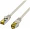 EFB RJ45 patch kabel S/FTP, Cat.6A, LSZH, Cat.7 sirovi kabel, 0,5 m, sivi