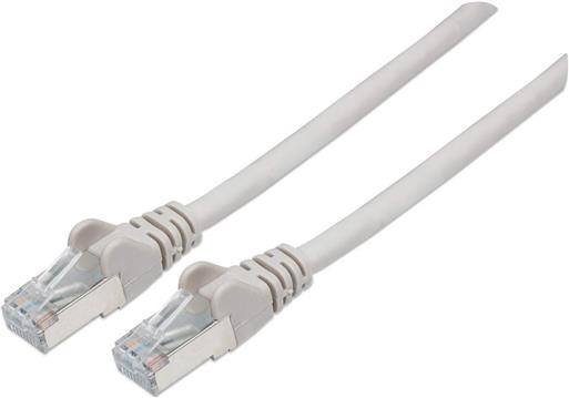 S/FTP 26 AWG, CAT7 Raw Cable, CAT6a Modular plugs, 20 m, Gray