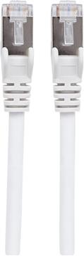 S/FTP 26 AWG, Cat7 Raw Cable, Cat6a Modular Plugs, 5 m (15 ft.), White