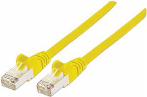 S/FTP 26 AWG, CAT7 Raw Cable, CAT6a Modular plugs, 5 m, Yellow