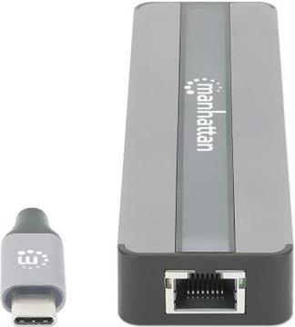 MANHATTAN 7-in-1 docking station HDMI RJ45 2xUSB-A SD/MicroSD