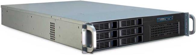 Inter-Tech 48.3cm IPC 2U-2406 2HE STORAGE