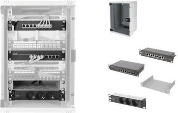 DIGITUS network set 254 mm (10") - 9U, 312x300mm (WxD)