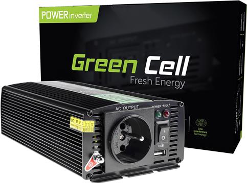 Green Cell 24V to 230V Modified sine wave 1000W