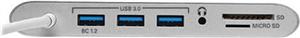 Eaton Tripp Lite USB-C Dock, Dual Display - 4K HDMI/mDP, VGA, USB 3.2 Gen 1, USB-A/C Hub, GbE, Memory Card, 100W PD Charging