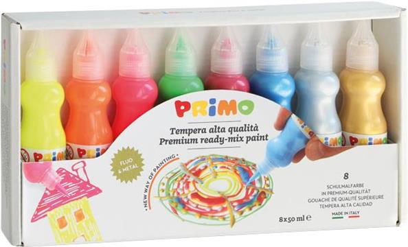 Boja tempera 50ml u bočici 8boja CMP.2532FM8