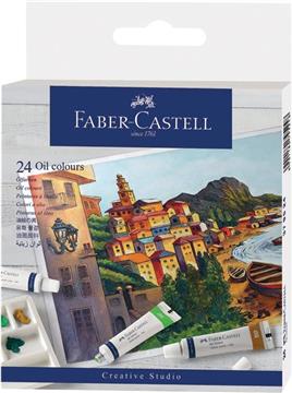 Boje uljne u tubi 9mlx24boje Faber-Castell 379524 blister