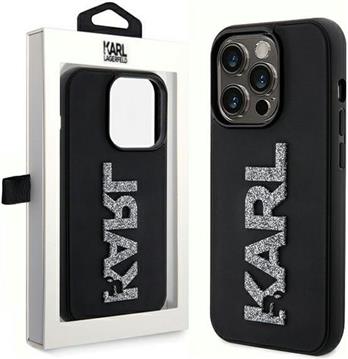 TPU Karl Lagerfeld maska za iPhone 15 Pro KLHCP15L3DMBKCK