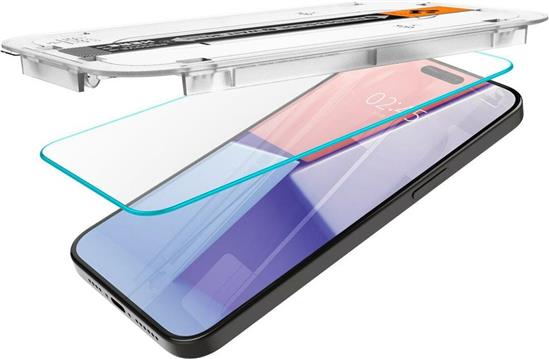 Spigen Glass tR EZ Fit, transparency, zaštitno staklo za telefon, 2 kom - iPhone 15 Pro Max (AGL06872)
