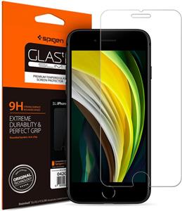 Spigen Glass tR Slim HD, zaštitno staklo za ekran telefona - iPhone SE (2022/2020)/8/7 (AGL01374)
