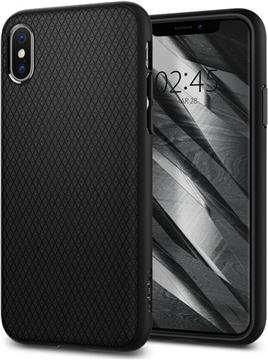 Spigen Liquid Air, zaštitna maska za telefon, crna - iPhone XS/X