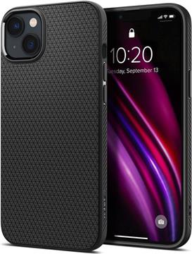 Spigen Liquid Air, zaštitna maska za telefon, mat crna - iPhone 14 (ACS05037)