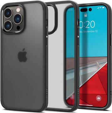 Spigen Ultra Hybrid, zaštitna maska za telefon, mat crna - iPhone 15 Pro Max (ACS06570)
