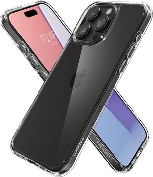 Spigen Ultra Hybrid, zaštitna maska za telefon, prozirna - iPhone 15 Pro Max (ACS06565)
