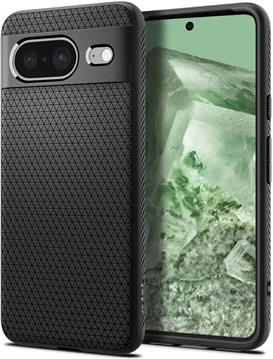 Spigen Liquid Air, zaštitna maska za telefon, mat crna - Google Pixel 8 (ACS06274)