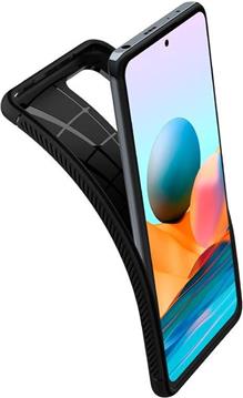Spigen Rugged Armor, zaštitna maska za telefon, crna - Xiaomi Redmi Note 10 Pro/Max
