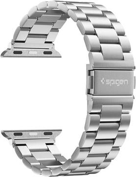 Spigen Modern Fit, remen za Apple pametni sat, sreberni - Apple Watch Ultra (49mm)/8/7 (45mm)/SE 2022/6/SE/5/4 (44mm)/3/2/1 (42mm)