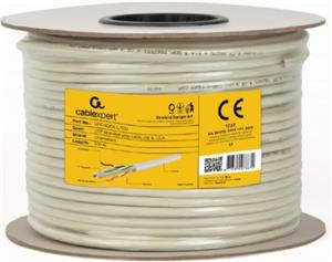 Gembird CAT6 UTP LAN cable (CCA), stranded, 100m