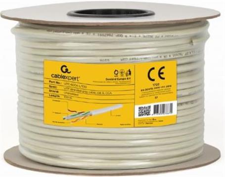 Gembird CAT6 UTP LAN cable (CCA), stranded, 100m