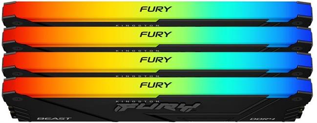 Kingston Fury Beast DDR4 128GB 3200MHz DIMM CL16 4x32GB RGB